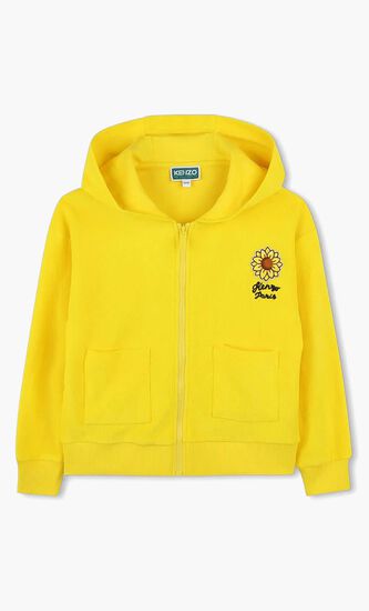 Zipped Hooded Cardigan