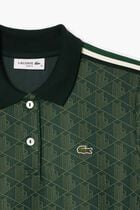 Slim Fit Monogram Jacquard Polo Dress