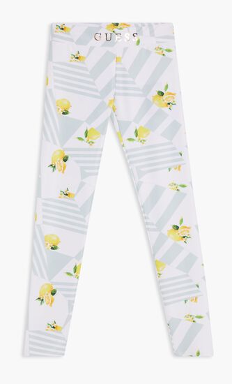 Lemon Printed Leggings