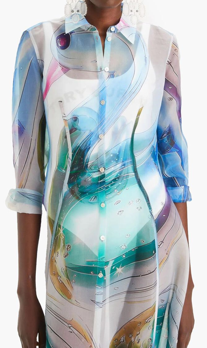 Silk Organza Dress