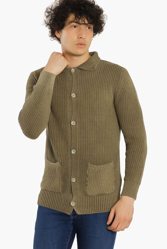 Knitted Button Up Sweater