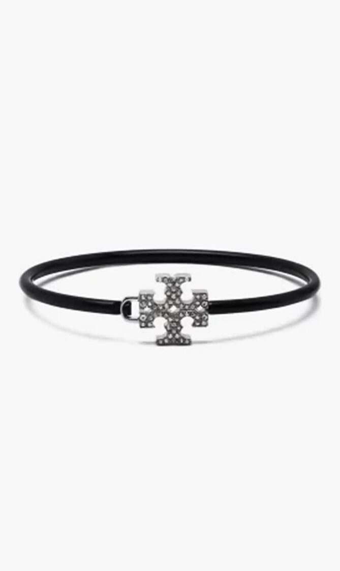 ELEANOR ENAMEL PAVE HINGED CUFF