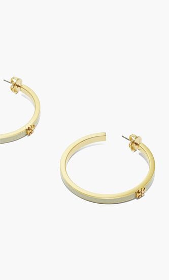 KIRA ENAMEL HOOP EARRING