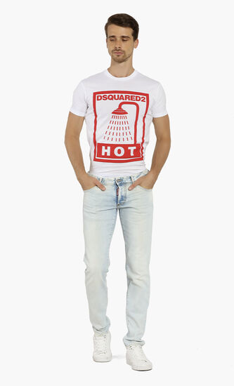 Slim Fit Buttoned-Fly Jeans