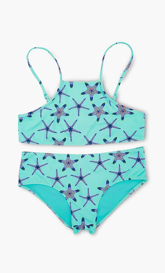 Starfish Print Swim Set