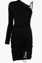 CORD DETAIL JERSEY DRESS