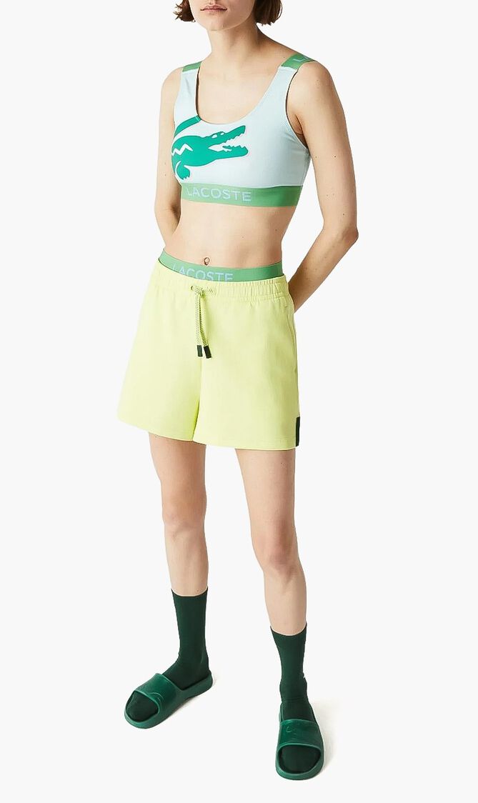 Crocodile Print Bikini Top