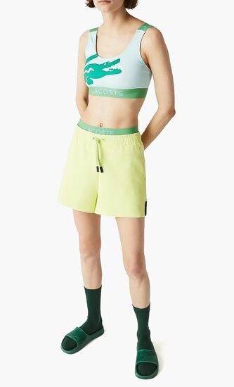 Crocodile Print Bikini Top