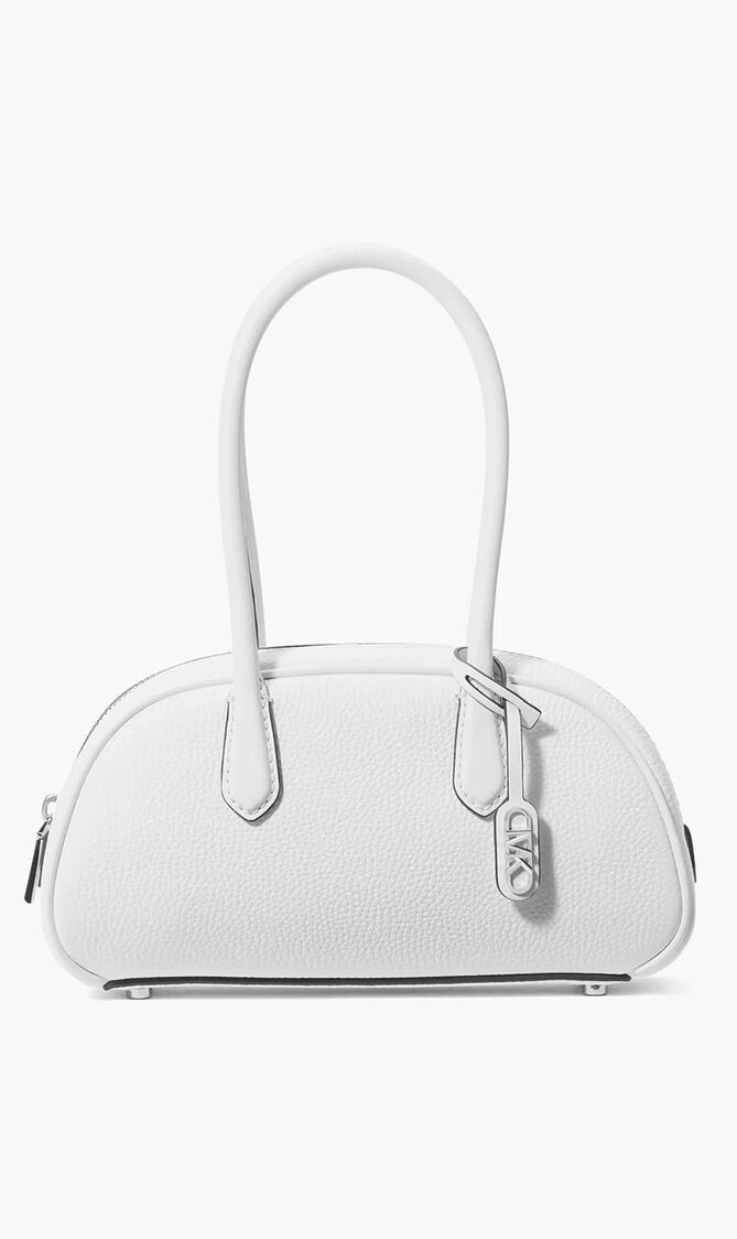 Lulu Small Pebbled Leather Satchel