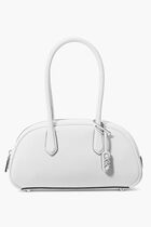 Lulu Small Pebbled Leather Satchel