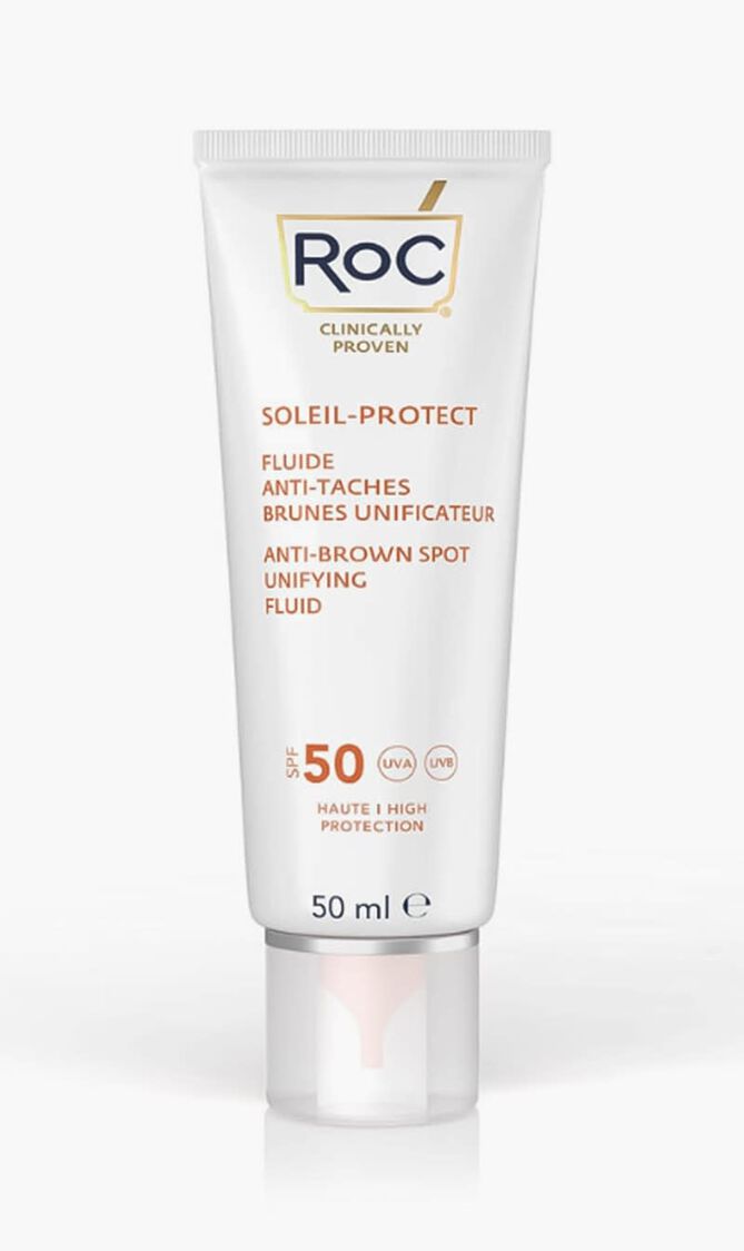 Soleil Protect Anti-Brown Spot Unifying Fluid Daily Facial Sunscreen Soleil Protect Anti-Brown Spot Unifying Fluid Daily Facial Sunscreen
