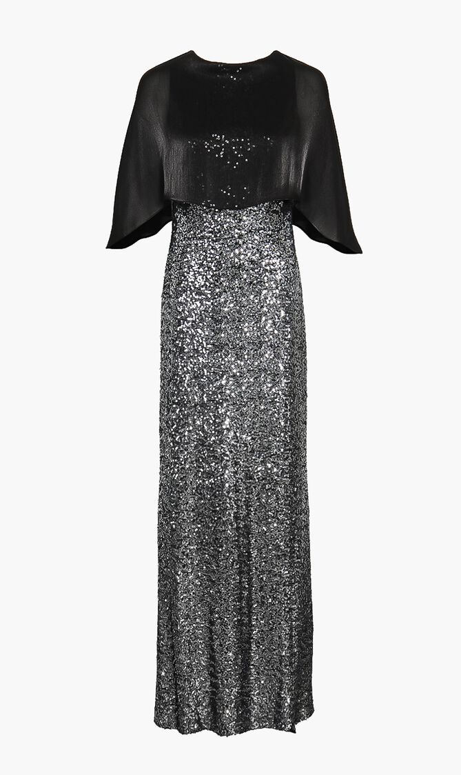 Open Back Sequins Dress