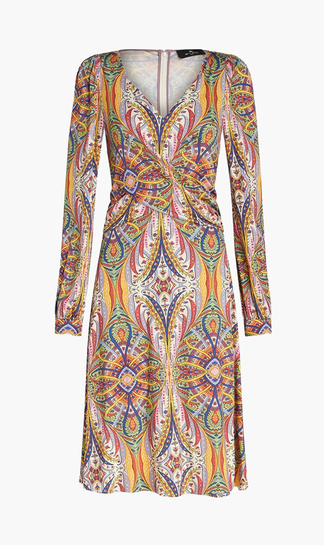 Printed Jersey Dress