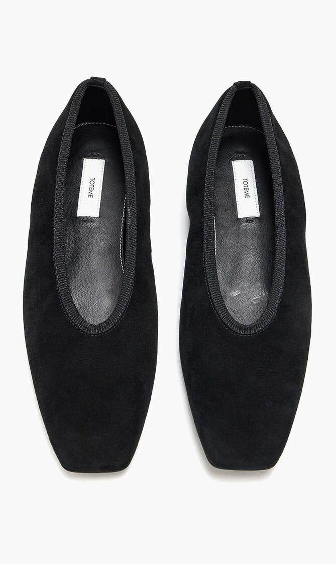 Minimalist Suede Ballerinas