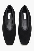 Minimalist Suede Ballerinas