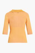 Claire Short Sleeve Polo Sweater