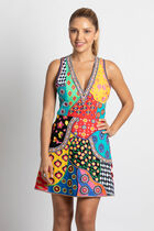 Tennie Sequins Embellished A-Line Dress