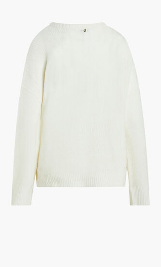 Long Sleeve Faux Wrap Sweater