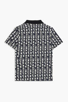 SHORT SLEEVED RIBBED COLLAR SHIRT