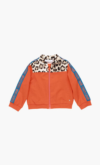 Leopard Applique Sweatshirt