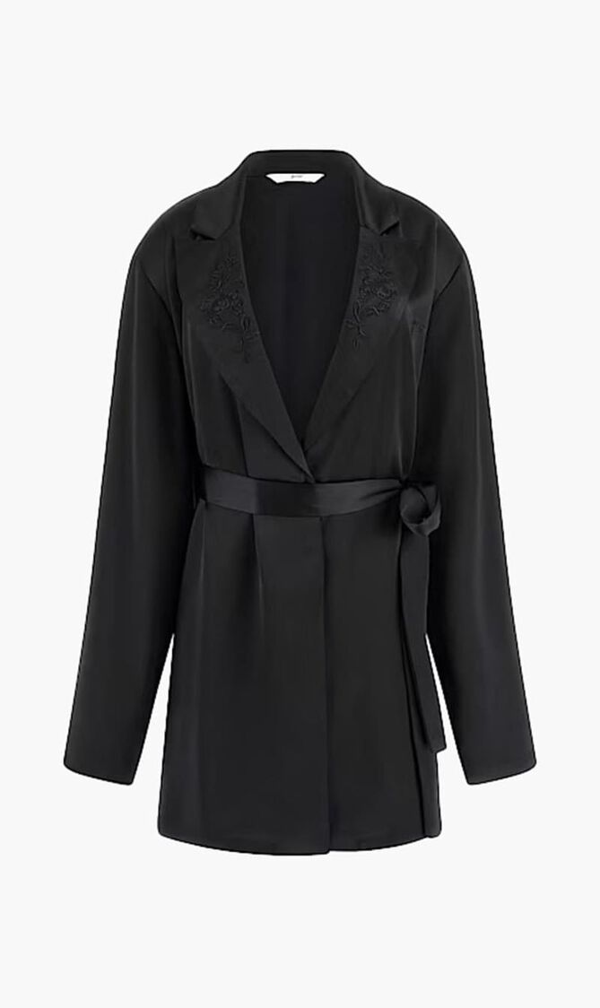 Belted Satin Kimono