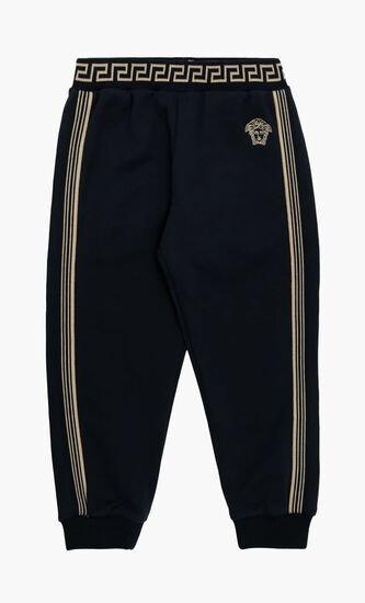 SWEATPANT FLEECE + CONTRAST + MEDUSA EMBROIDERY