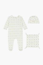 Ivory Logo Babygrow Gift Set