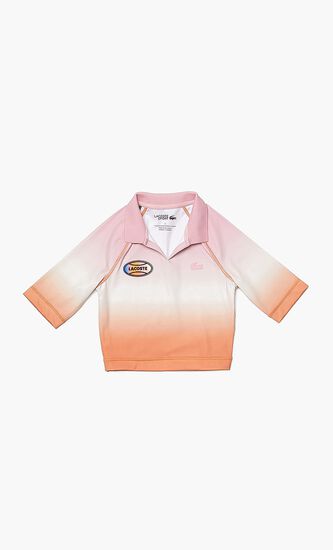 Ribbed Collar Polo