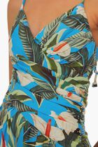 Anthurium Garden Maxi Dress