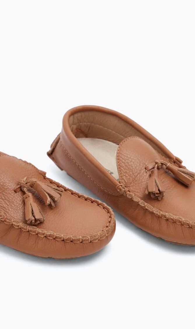 LEATHER LOAFER WITH TUNNELS LEATHER LOAFER WITH TUNNELS