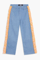 Denim Boucle Pants