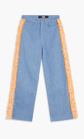 Denim Boucle Pants