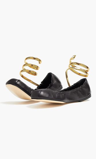 Black Lambgold Metal Snake