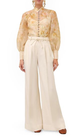CRUSH BUTTONED BLOUSE