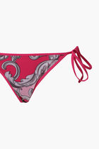 BIKINI BOTTOM STRING AO FUSCHIA BAROQUE PRINT