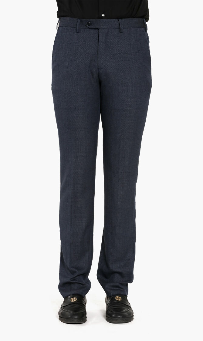 Plain Wool Trouser