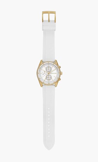 Oversized Hadyn Pave Gold Tone Watch