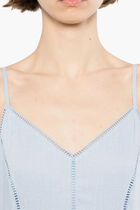 Cut-out Embroidery Dress
