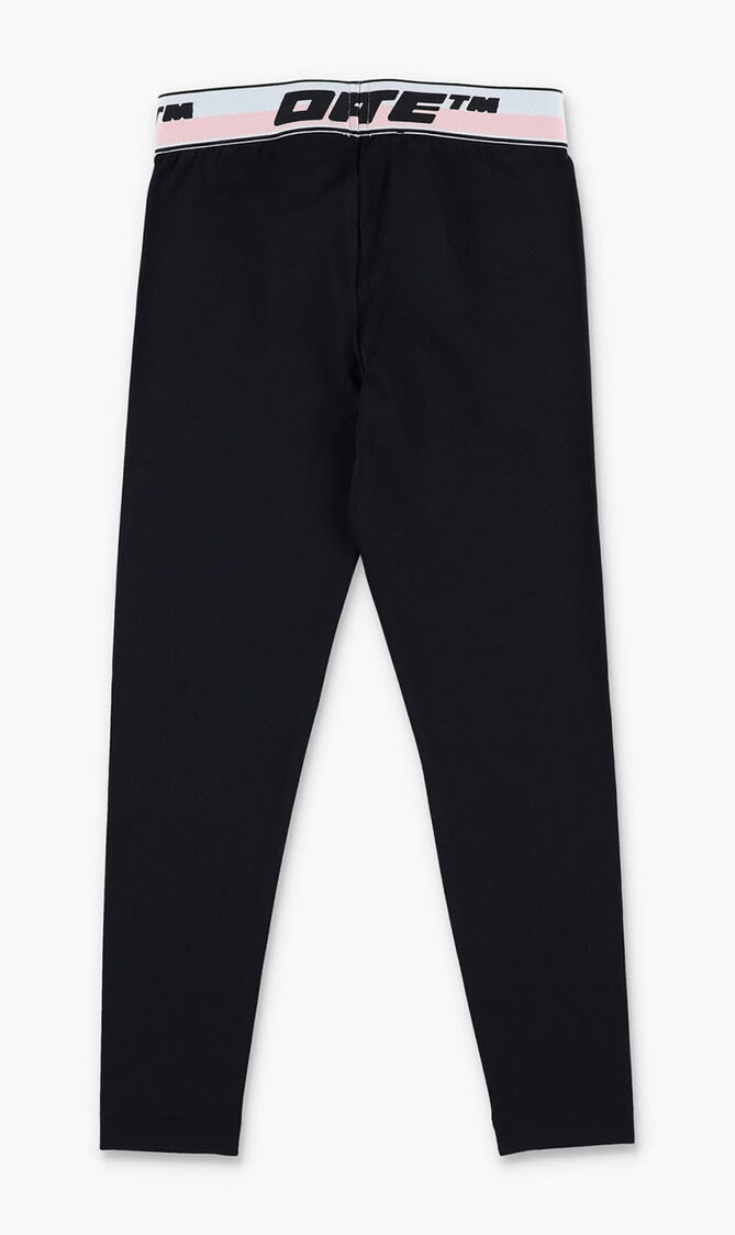 LOGO BAND LEGGINGS BLACK BLACK