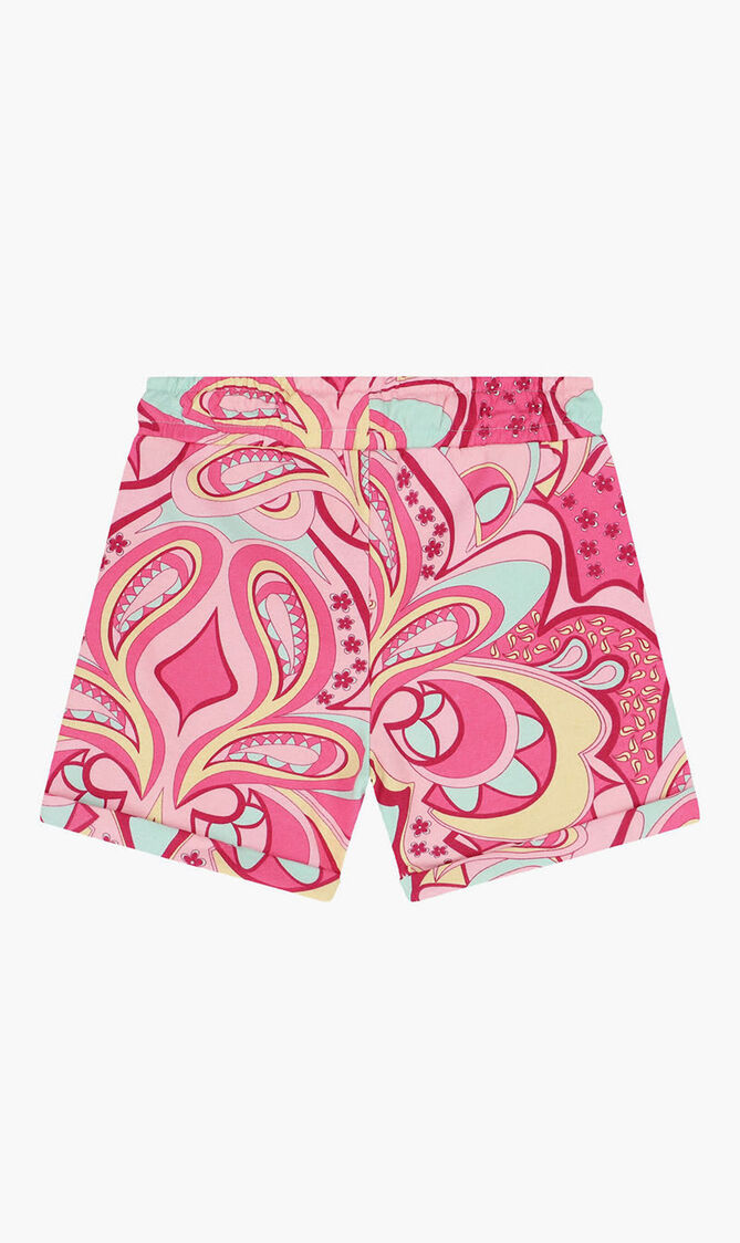 Abstract Print Shorts