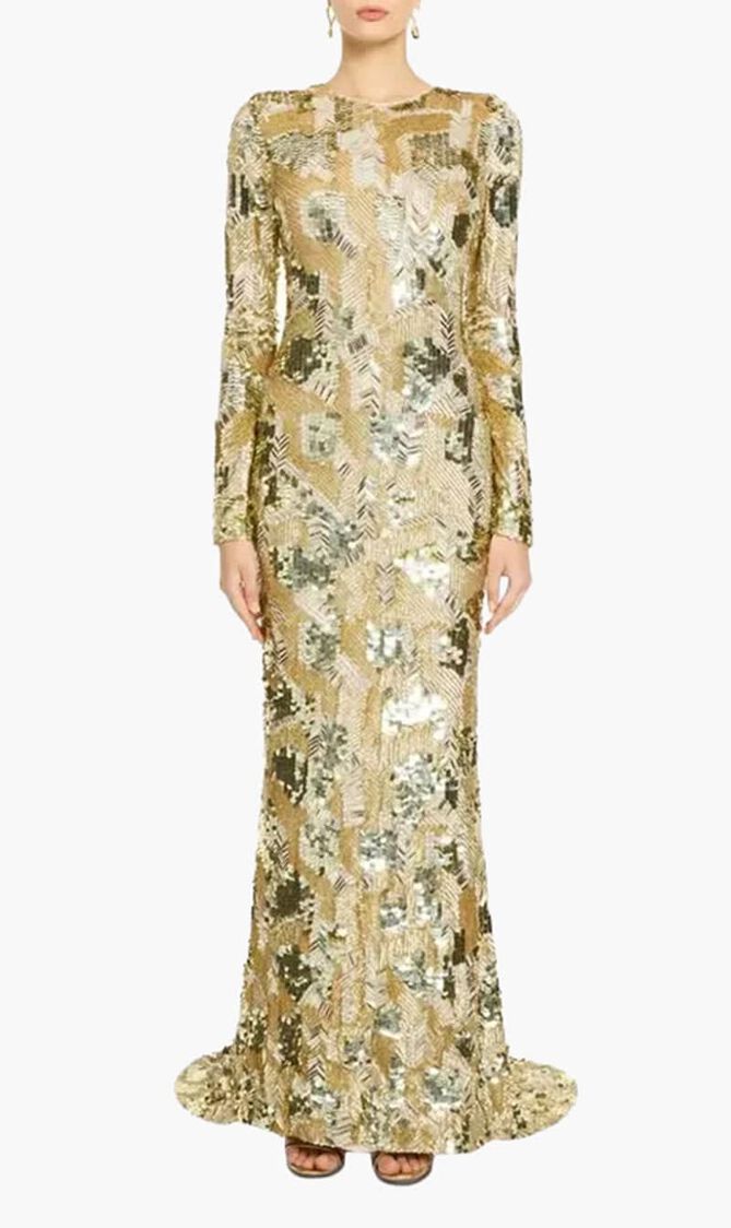 Arlet Embellished Evening Gown