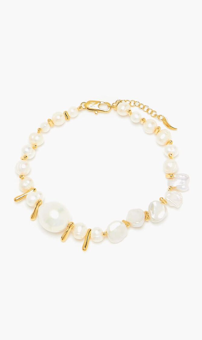 Mixed Pearl Statement Beaded Bracelet