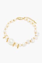 Mixed Pearl Statement Beaded Bracelet