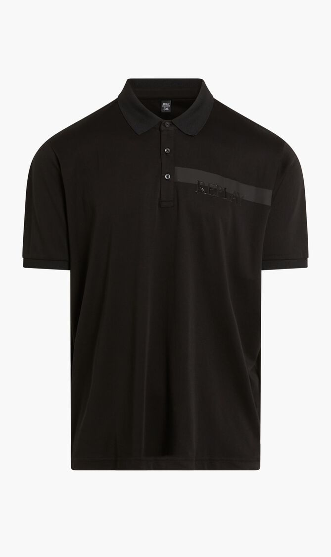 MENS LIQUID CTN SS POLO SHIRT 10266809 BLKBLK