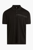 MENS LIQUID CTN SS POLO SHIRT 10266809 BLKBLK