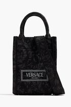 MINI TOTE EMBROIDERY JACQUARD BAROCCO+CALF