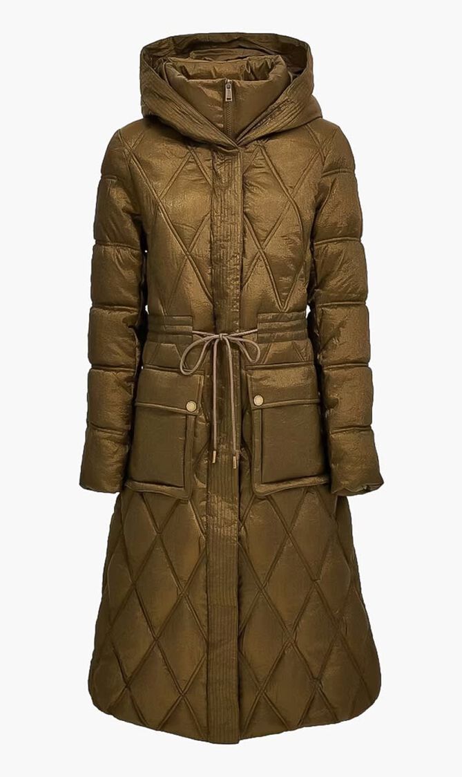 LUCILLE JACKET - SHINY HAMMERED NYLON