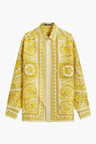 INFORMAL SHIRT SILK TWILL FABRIC BAROCCO PRINT