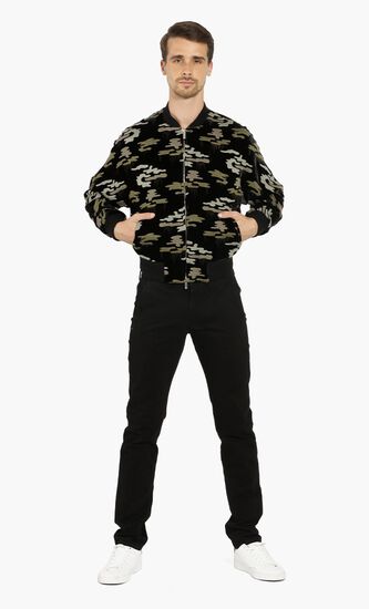 Velvet Bomber Jacket