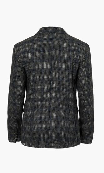 Regular Fit Wool Fantasy Check Jacket